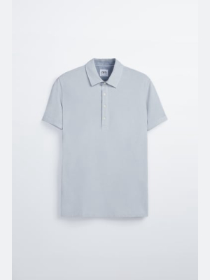 Piqué Textured Polo Shirt