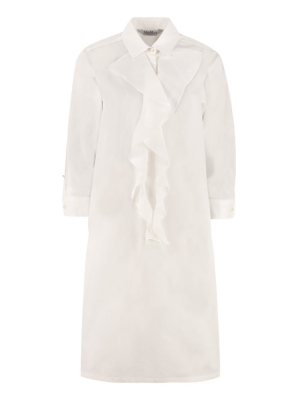 Max Mara Ruffle-trim Shirt Dress