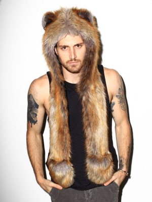 Red Fox Faux Fur Hood  | Men's