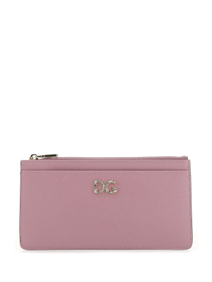 Dolce & Gabbana Logo Zipped Wallet