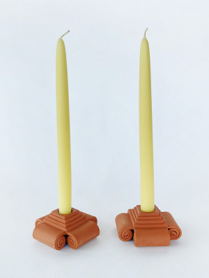 Carré Candle Holder - Terracotta