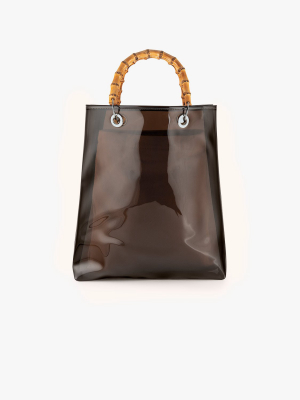 Pvc Bamboo Tote