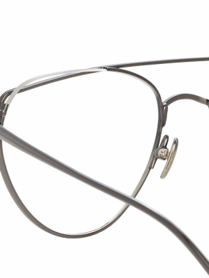 Linda Farrow Auguste C4 Aviator Optical Frame