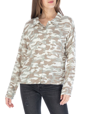 Camouflage Button Up Shirt