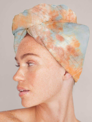 Kitsch - Microfiber Hair Towel - Sunset Tie Dye