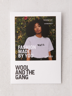 Wool And The Gang Word Up Diy Embroidery Kit