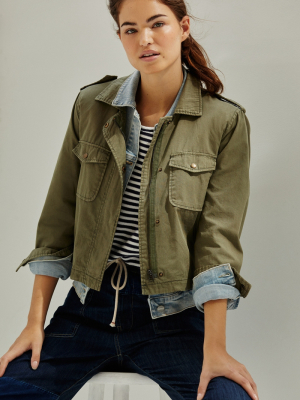 Ruthie Cropped Utility Jacket