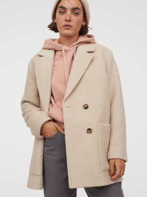 Wool-blend Coat