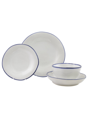 Vietri Aurora Edge Four-piece Place Setting