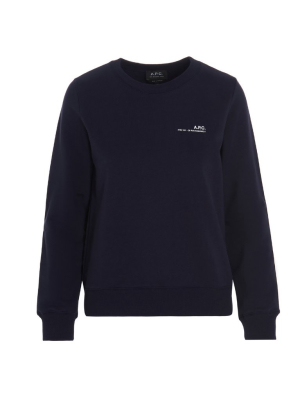 A.p.c. Item Logo Embroidered Sweatshirt