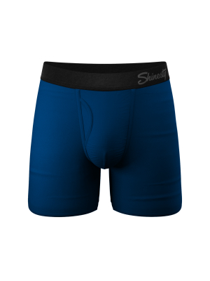 The Big Blue | Dark Blue Ball Hammock® Pouch Underwear With Fly