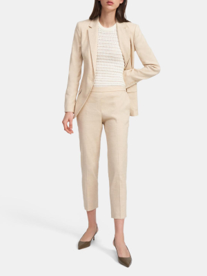 Treeca Pull-on Pant In Textured Good Linen