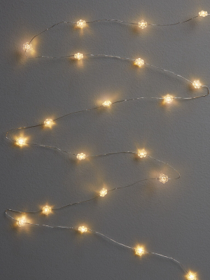 Flurry Of Lights Snowflake String Lights