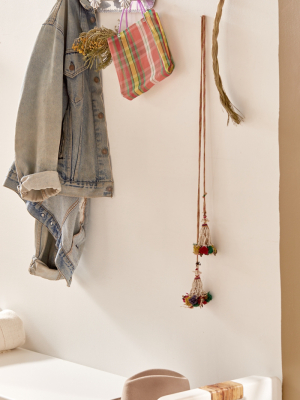 Beaded Tassel Wall Hanging