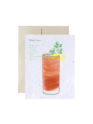 Carte À Planter - Bloody Ceasar