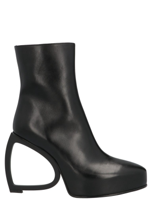 Ann Demeulemeester Sculptural Heel Ankle Boots