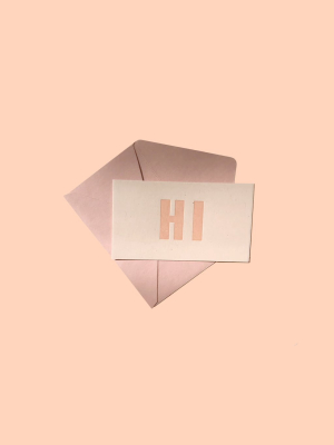 Hi Mini Card