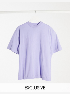 Collusion Unisex T-shirt In Violet