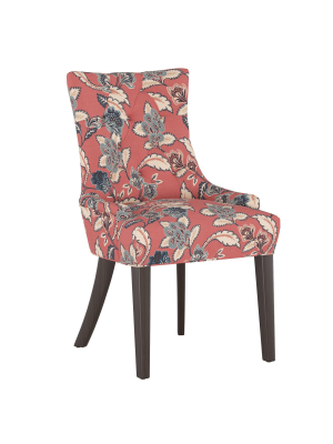 English Arm Chair Libby Floral Faded Red - Threshold™