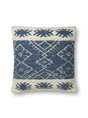 Blue & Ivory Pillow