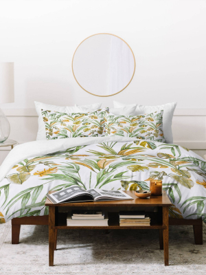 Marta Barragan Camarasa Sweet Tropical Botany Duvet Set - Deny Designs