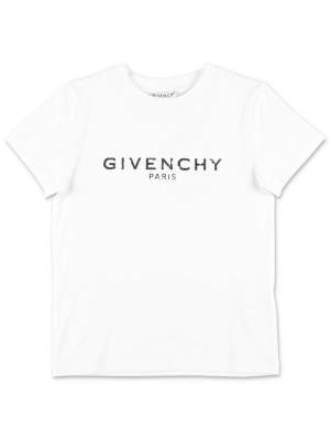 Givenchy Kids Logo Print T-shirt