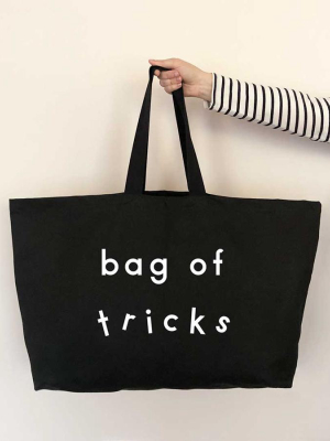 Canvas Tote . Really Big Bag - Bag Of Tricks