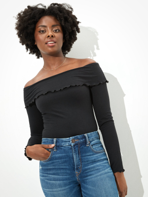 Ae Off-the-shoulder Bodysuit