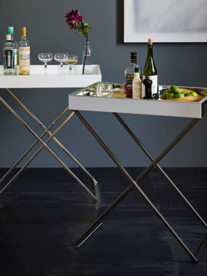 Tall Butler Tray Stand