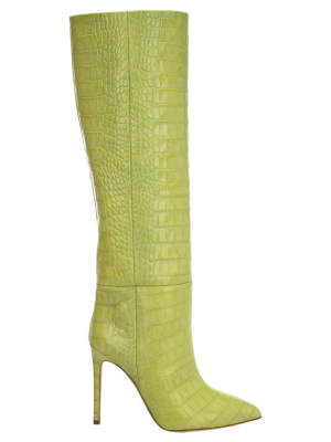 Paris Texas Embossed Knee-high Boots