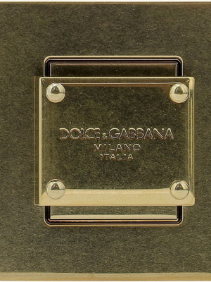 Dolce & Gabbana Logo Plaque Belt