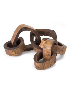 Wooden Links Centerpiece