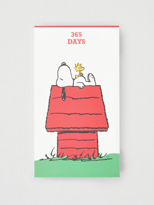 Graphique Peanuts Undated 365 Notepad