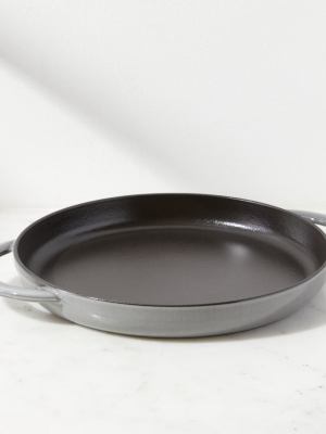 Staub ® Graphite Double-handled 10" Round Pure Griddle