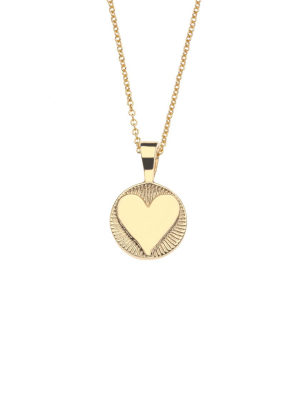 Baby Hearts Find Me Love Pendant 10k Gold