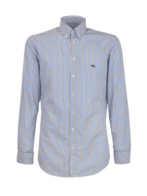 Etro Striped Classic Collar Shirt