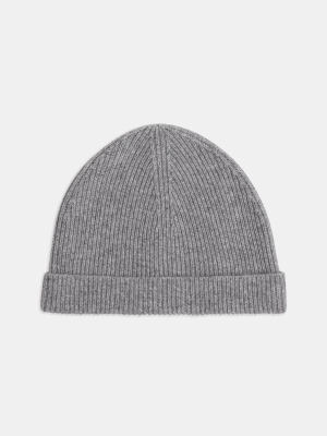 Camden Beanie In Ribbed Cashmere