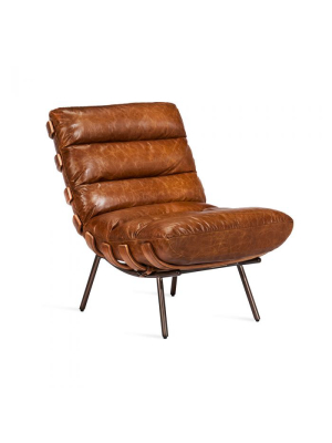 Interlude Home Lennox Chair In Russet Bronze