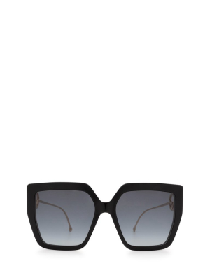 Fendi Eyewear Square Frame Oversize Sunglasses