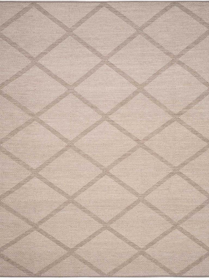 Montauk Lattice Gray Area Rug