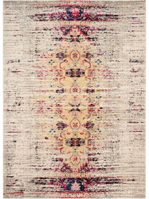 Monaco Distressed Ivory/pink Area Rug