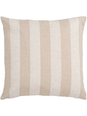 Smooth Stripe Beige/gray Pillow
