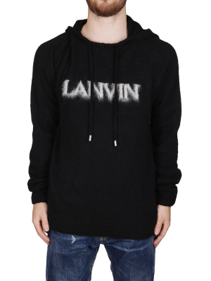 Lanvin Logo Printed Hoodie