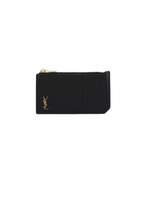 Saint Laurent Monogram Zipped Cardholder