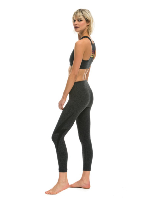 Women's Bolt Crop Leggings - Charcoal