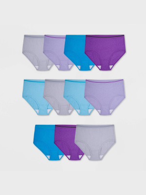 Fruit Of The Loom Women's Cotton Briefs 10+1 Free Bonus Pack