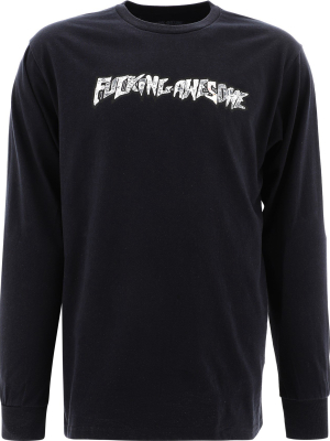 Fucking Awesome Actual Visual Guidance Long-sleeve T-shirt