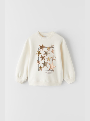 Sequin Star Sweatshirt