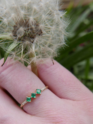 Emerald Harmony Ring By Jennie Kwon
