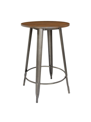 Indio Counter Table Round Steel - Osp Home Furnishings